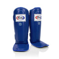 Fairtex Double Padded Shin Pads Blue
