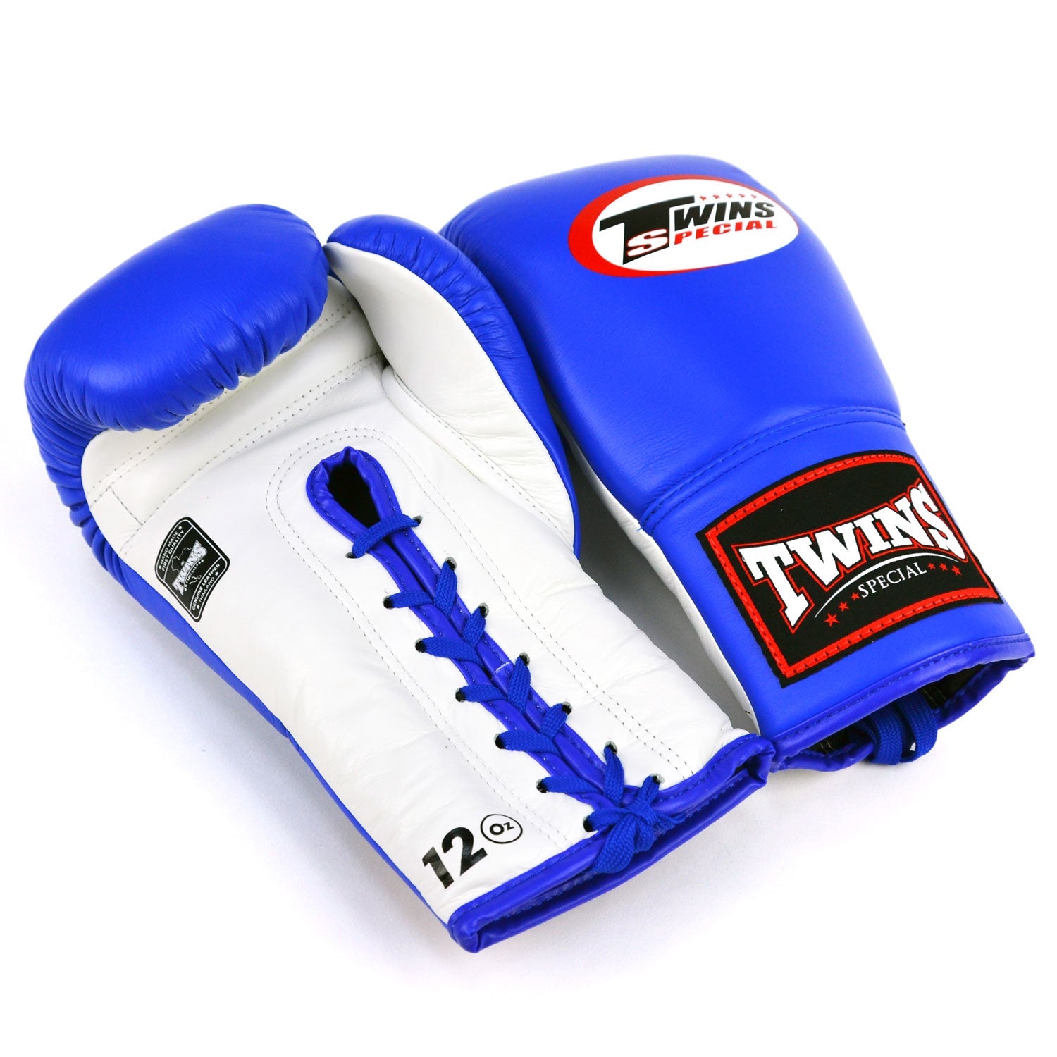 Twins Lace-up Boxing Gloves Blue/White