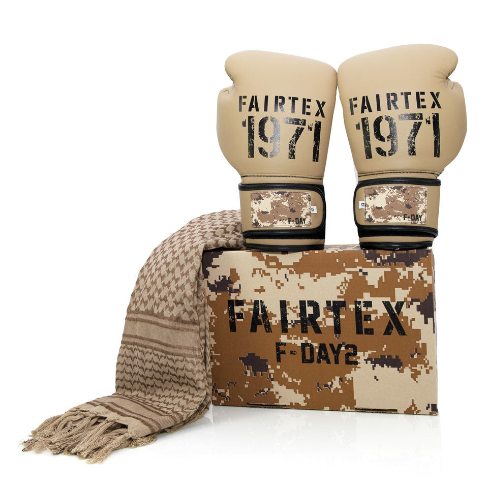 Fairtex F-Day 2 Boxing Gloves Desert