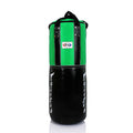Fairtex Extra Large Leather Heavy Punch Bag HB3 Black/Green