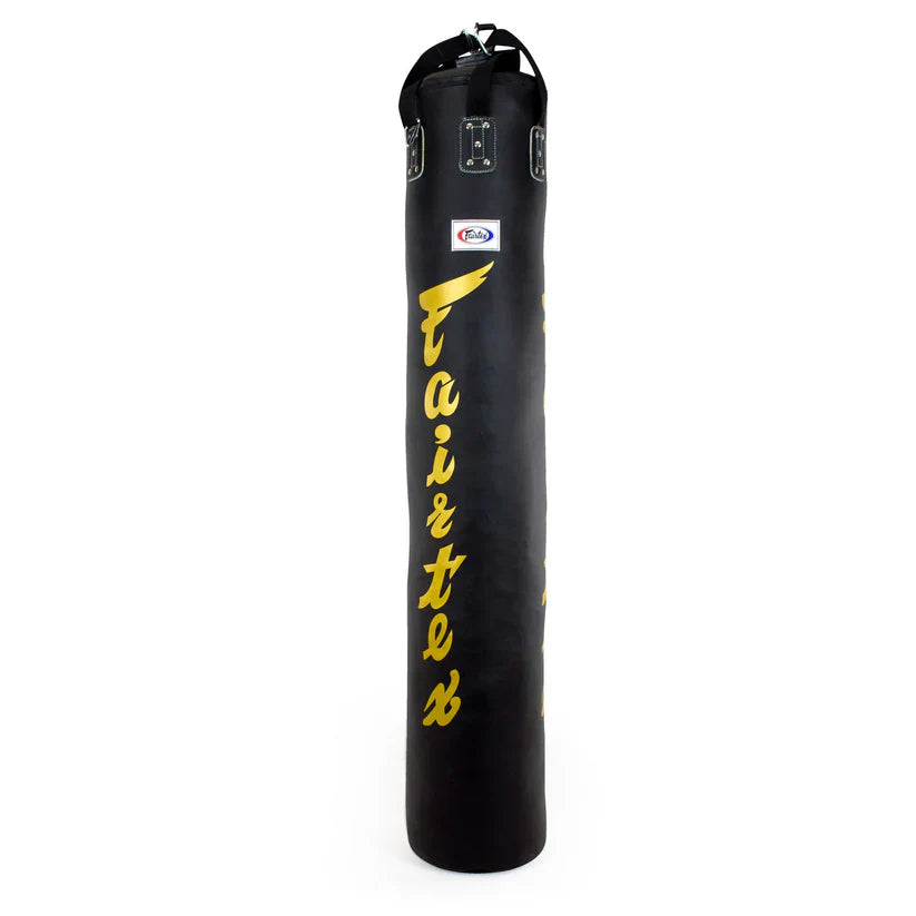 Fairtex 6ft Muaythai Banana Bag Filled HB6 Black/Gold