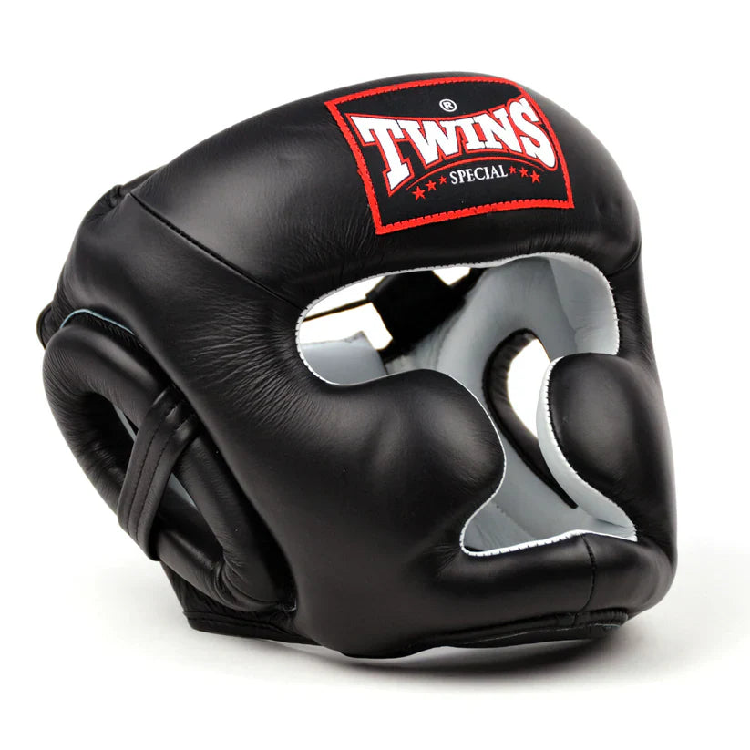 Twins Leather Sparring Headguard HGL3 Black