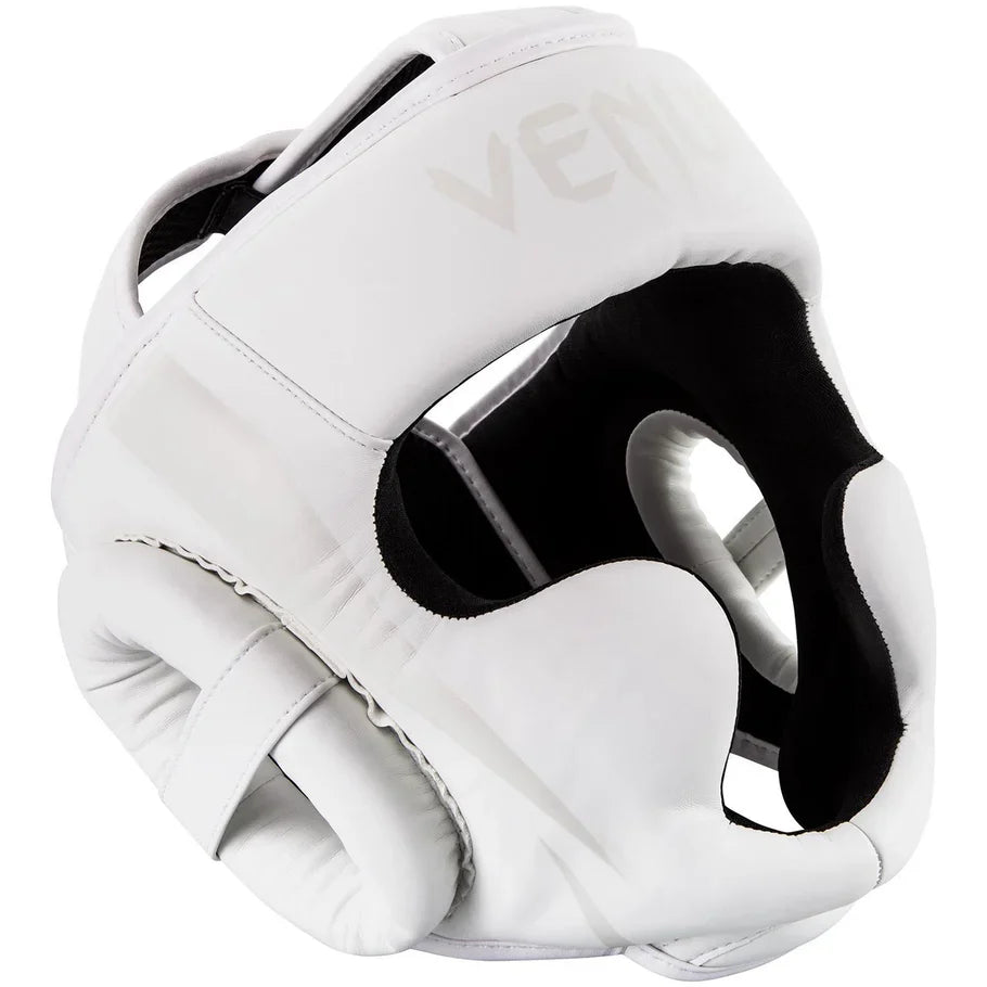 Venum Elite Head Guard White/White
