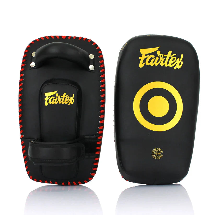 Fairtex Microfibre Thai Kick Pads Small KPLC6 Black