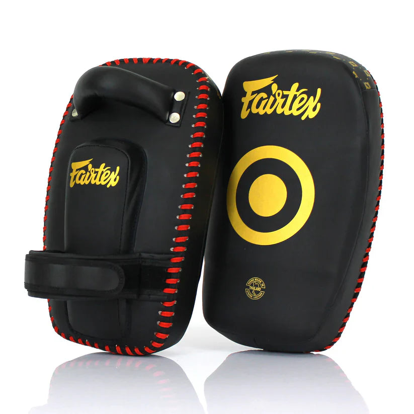 Fairtex Microfibre Thai Kick Pads Small KPLC6 Black