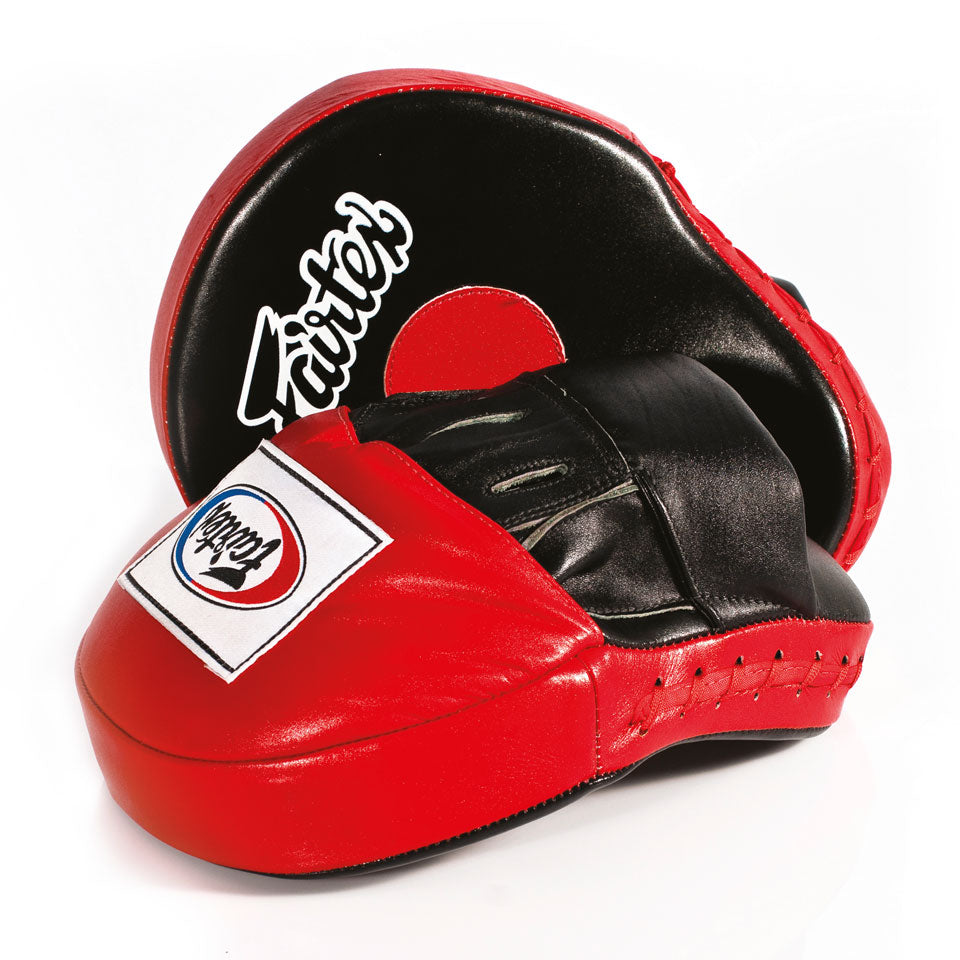 Fairtex Contoured Focus Mitts Red/Black