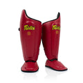 Fairtex Ultimate Shin Pads Red