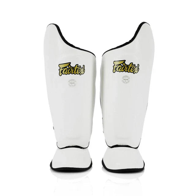 Fairtex Ultimate Shin Pads White