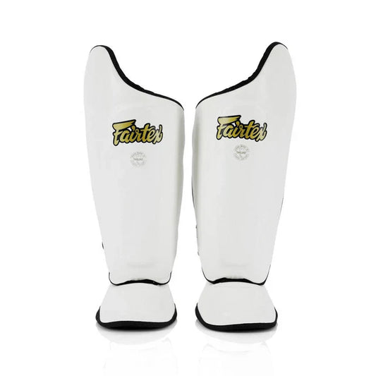 Fairtex Ultimate Shin Pads White