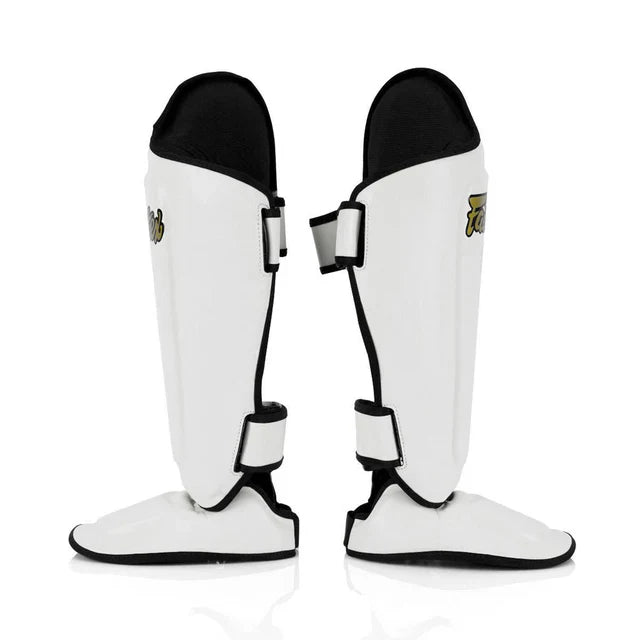 Fairtex Ultimate Shin Pads White