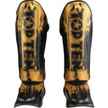 Top Ten Power Ink Golden Star Shin/Instep Guards Black/Gold