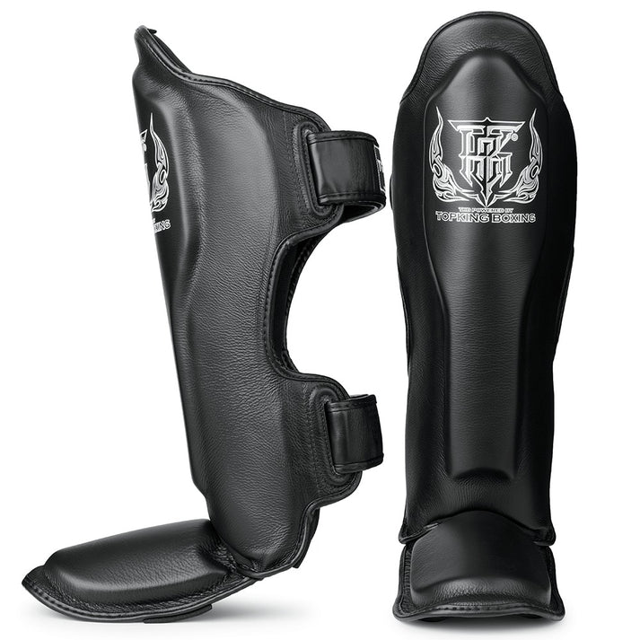 Top King TKSGP-GL Pro Shin Guards Black