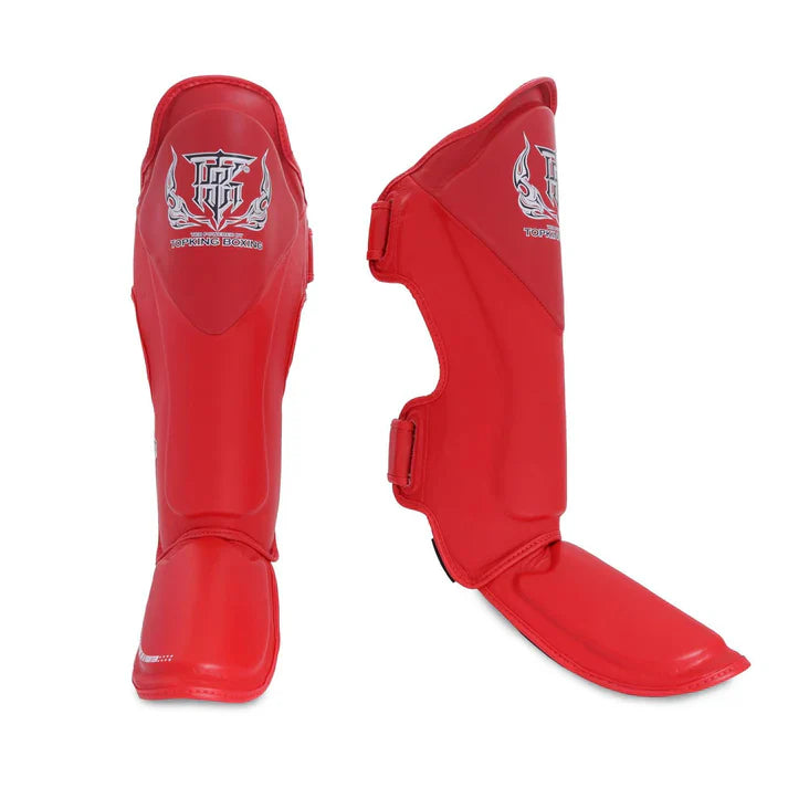 Top King TKSGP-GL Pro Shin Guards Red